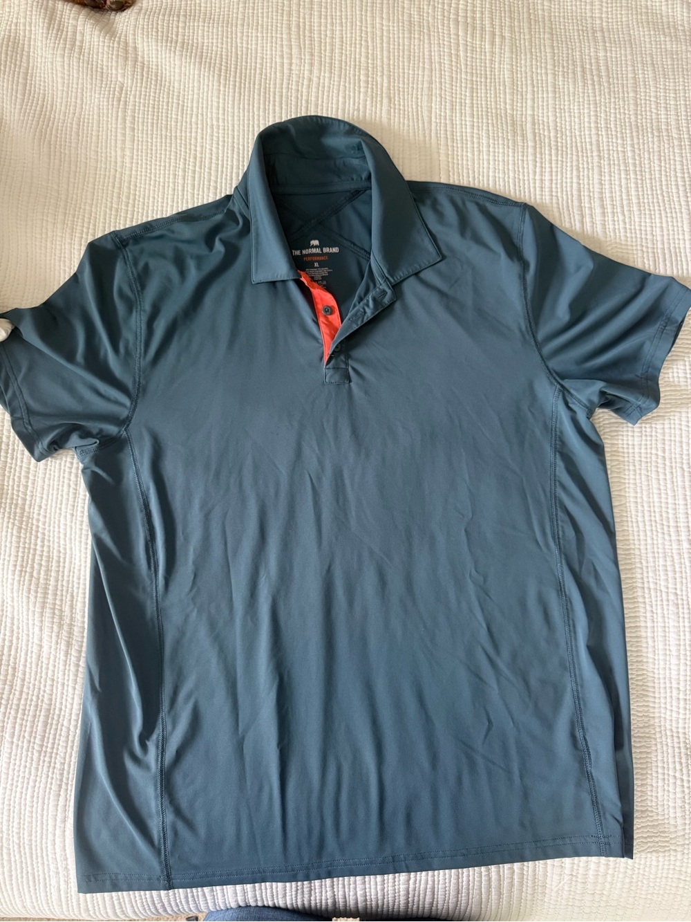 The Normal Brand Men’s Polo - xL- with contrast Placket